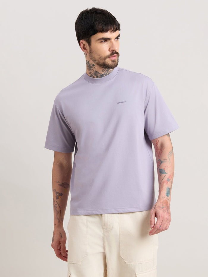 Nora - Loose Fit T-Shirt - Wisteria Purple