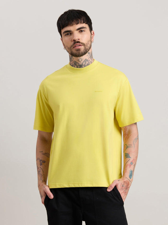 Nora - Loose Fit T-Shirt - Yellow