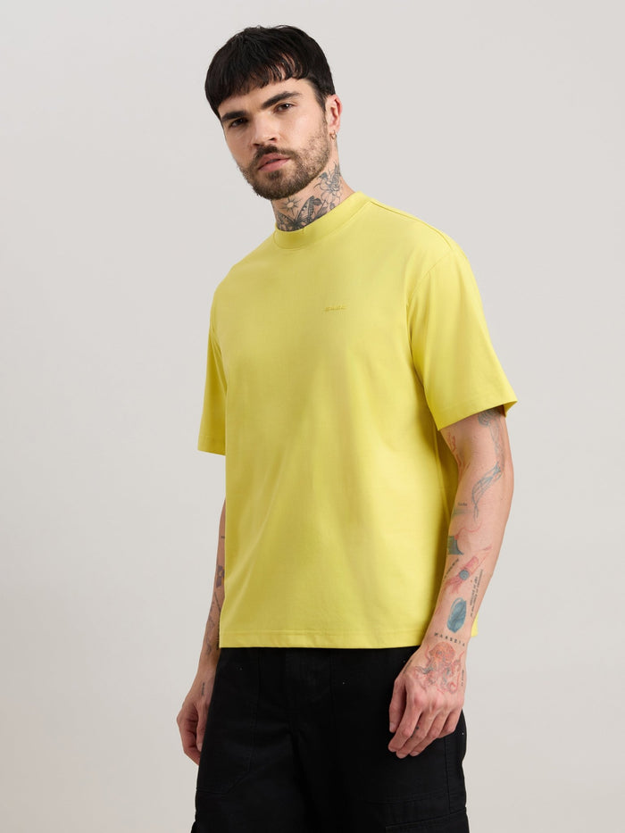Nora - Loose Fit T-Shirt - Yellow