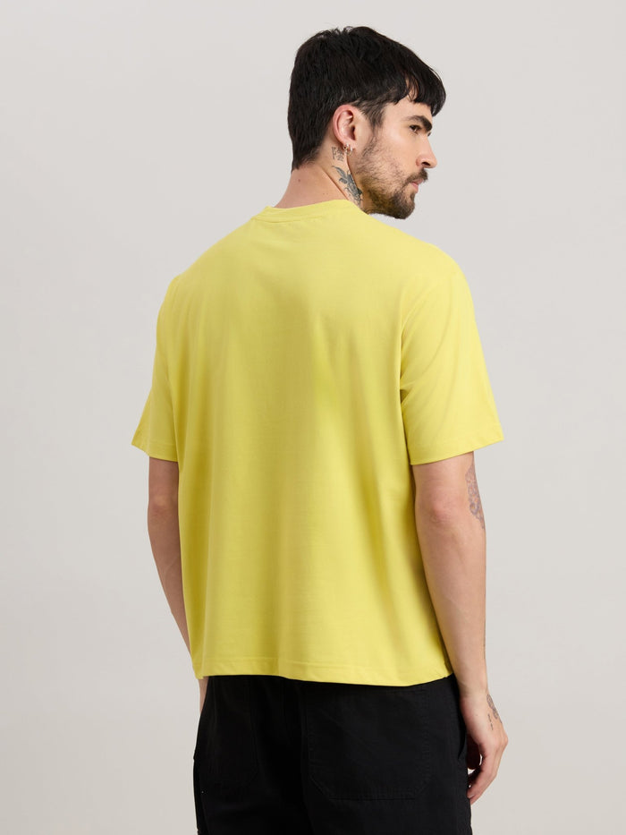 Nora - Loose Fit T-Shirt - Yellow