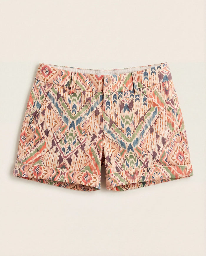 Tropical Ikat $|& Dear John North Hampton Short - Hanger Detail