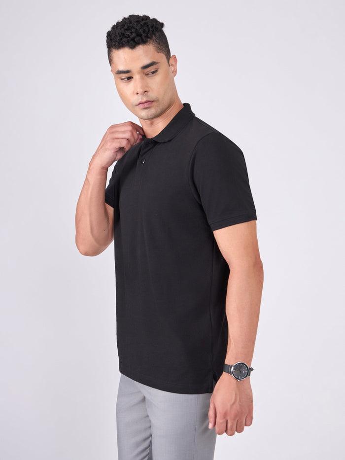 Men's Polo T-Shirt - black