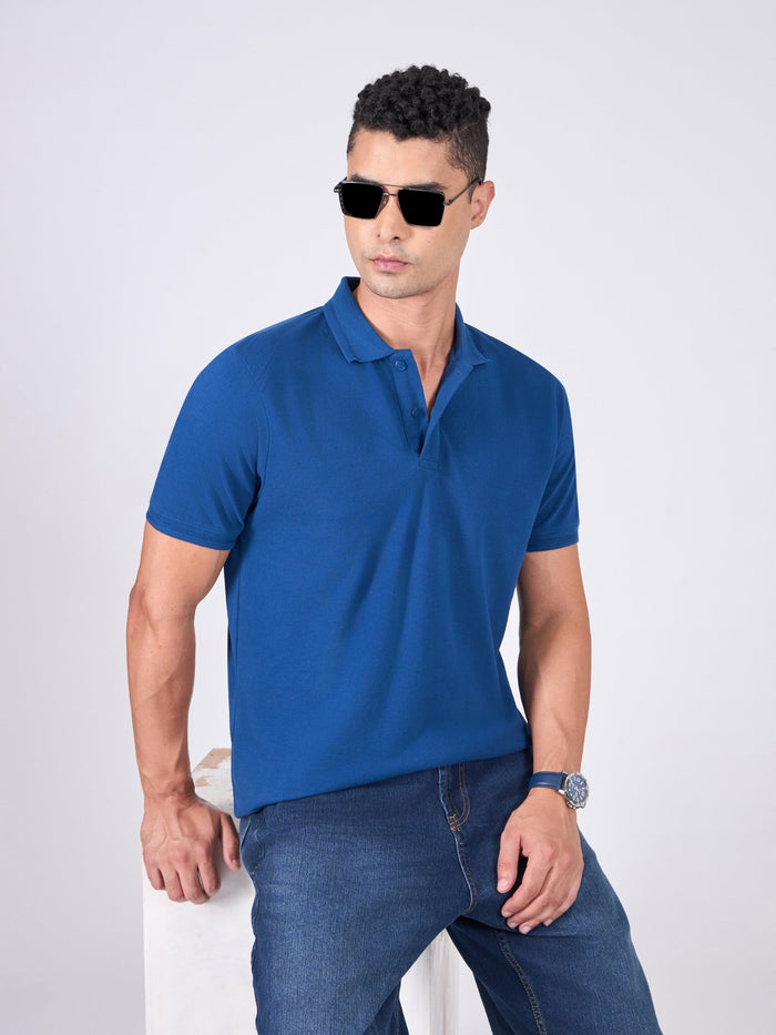 Men's Polo T-Shirt - classic navy