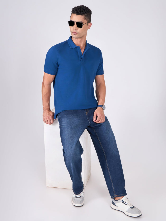 Men's Polo T-Shirt - classic navy