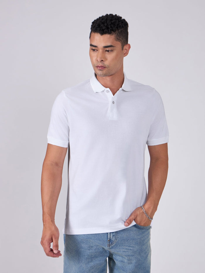 Men's Polo T-Shirt - white