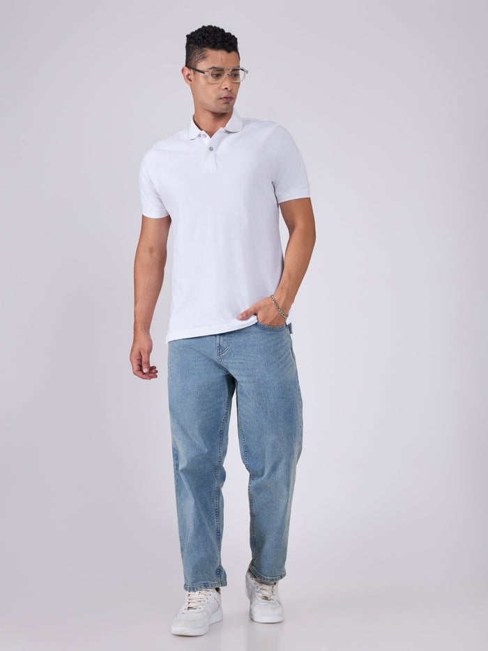 Men's Polo T-Shirt - white