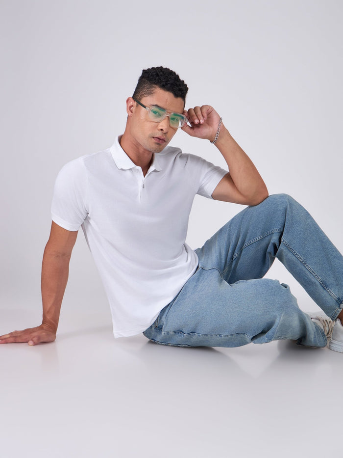 Men's Polo T-Shirt - white