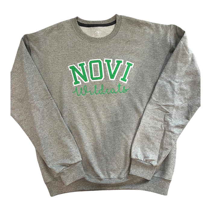 Novi Wildcats Varsity Letter Crewneck Sweatshirt