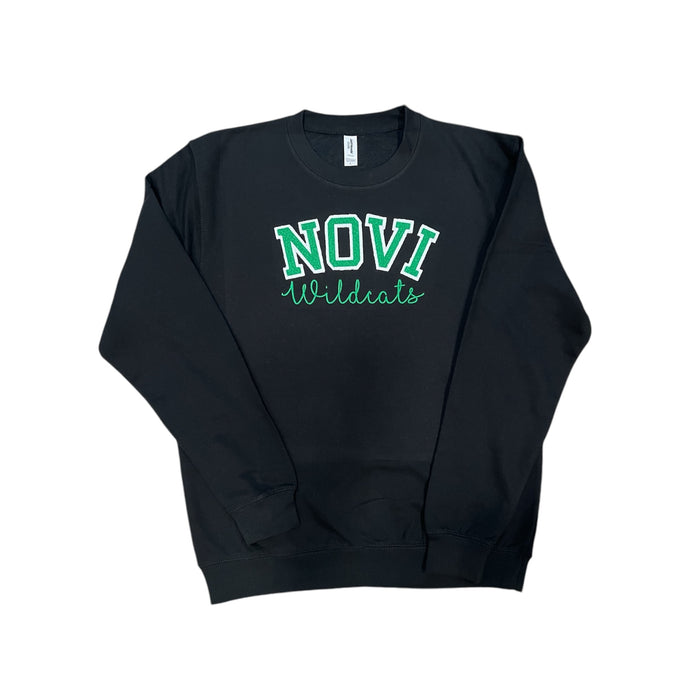 Novi Wildcats Varsity Letter Crewneck Sweatshirt