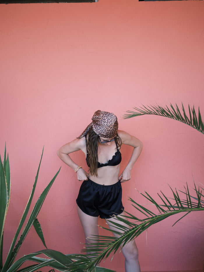 Numi Black shorts for YULIA NELSON