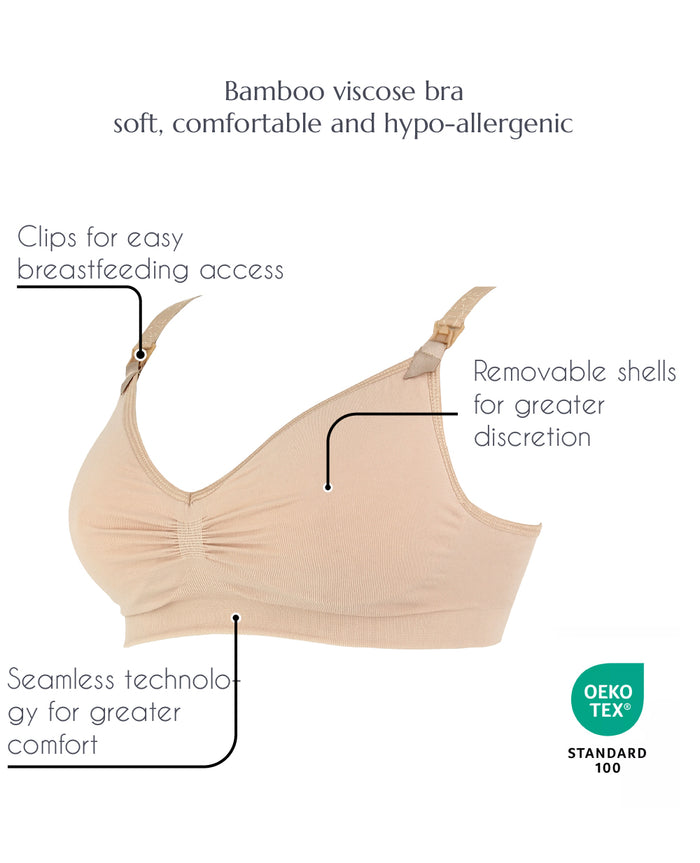 Nursing bra Essentiel - beige
