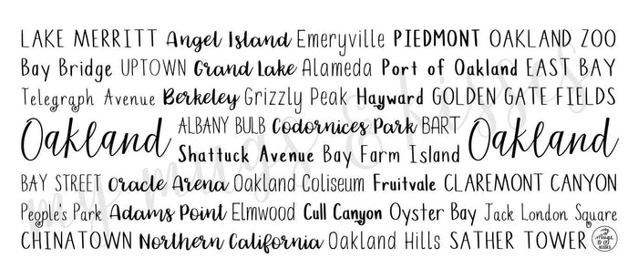 Oakland, CA Mug