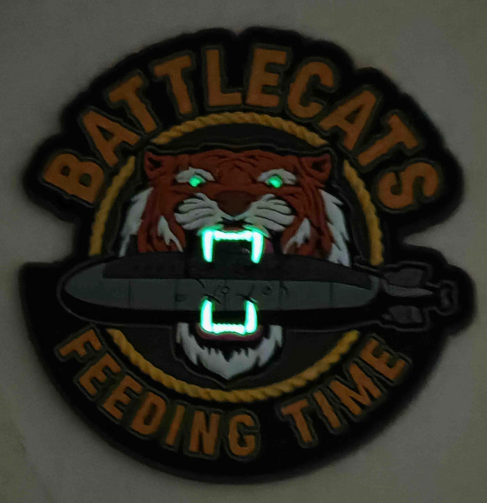 Official HSM-73 Battle Cats Feeding Time PVC Patch