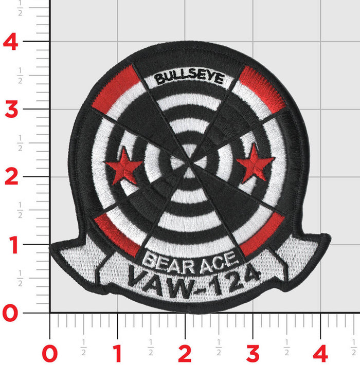 Officially Licensed US Navy VAW-124 Bear Aces Squadron Patches