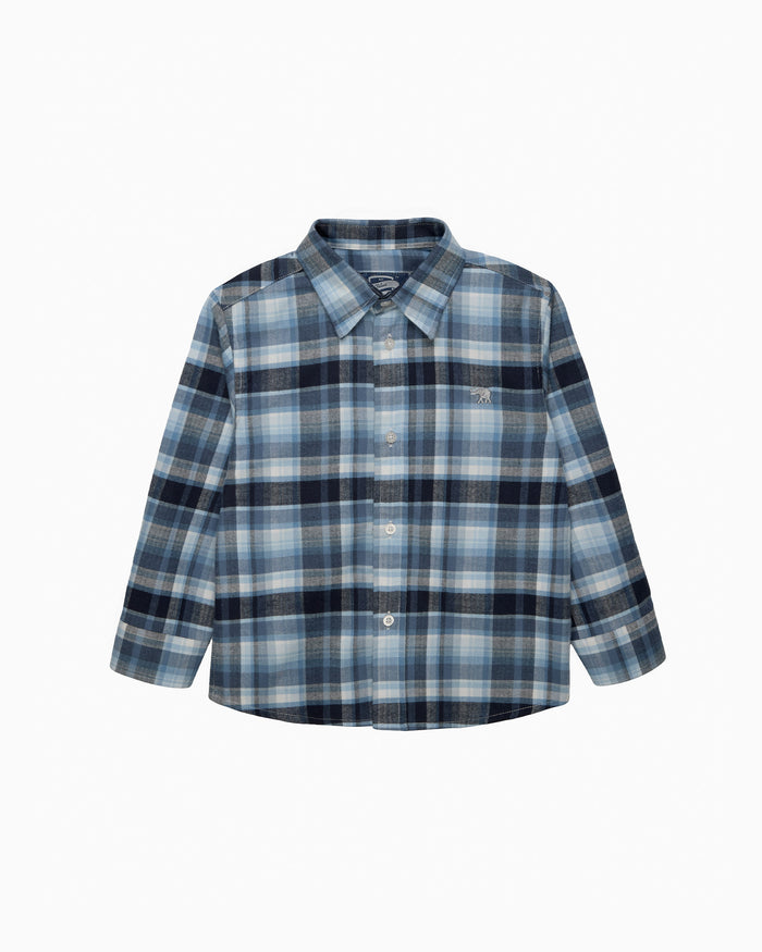 Chelsea Clothing Company Shirt Oliver Shirt in Navy Check