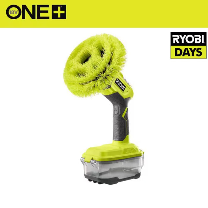 ONE+ 18V Cordless VORTEX Power Scrubber (Tool Only) | Cepillo eléctrico inalámbrico Ryobi 18V