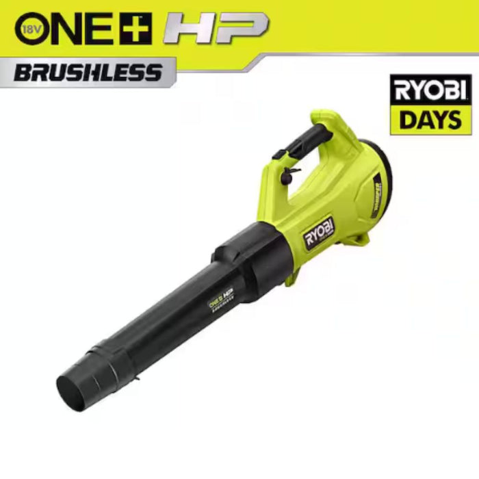 Ryobi - ONE+ HP 18V Sopladora Whisper Brushless | Sopladora inalámbrica potente y silenciosa