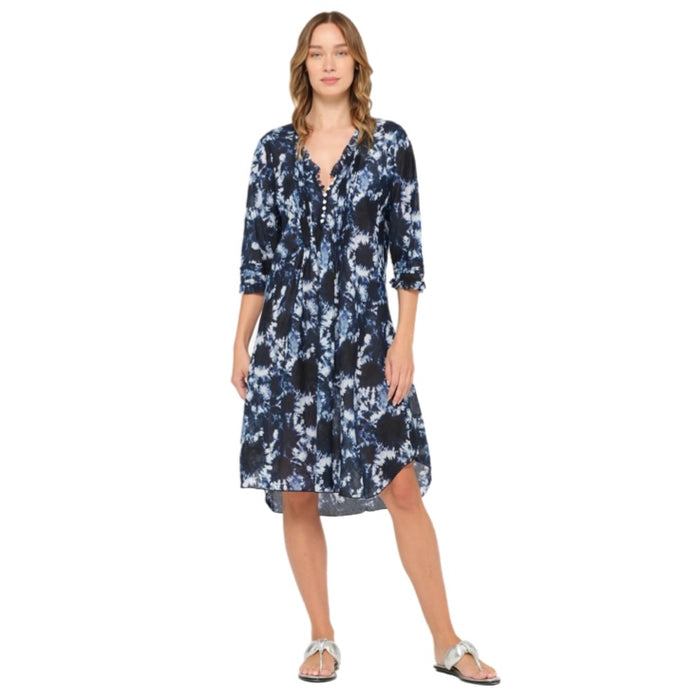 One Season Shibori Middy Poppy Navy