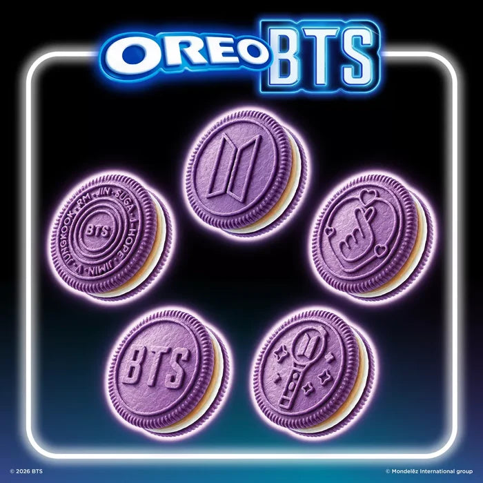 OREO x BTS Sandwich Cookies Brown Sugar Pancake Flavor Creme Limited Edition