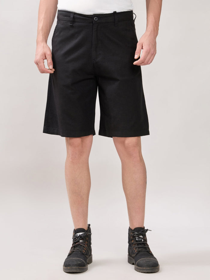 Origin - Regular Fit Shorts-  Black