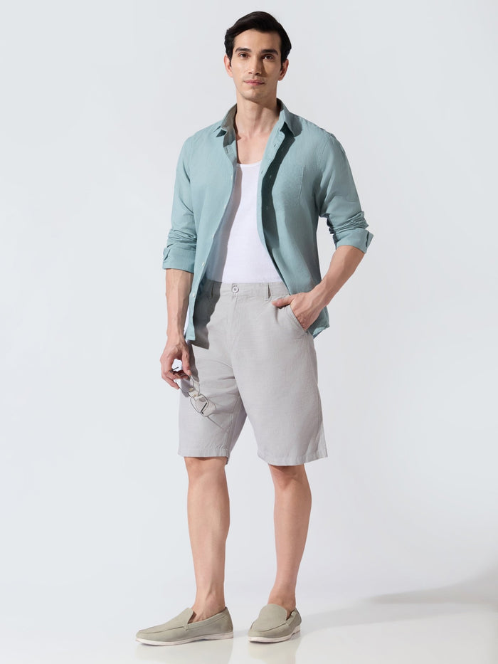 Origin - Regular Fit Shorts-  Light Grey
