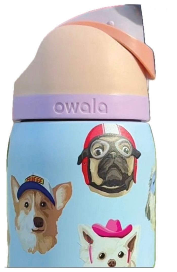 Owala UO Exclusive Dog Collage FreeSip