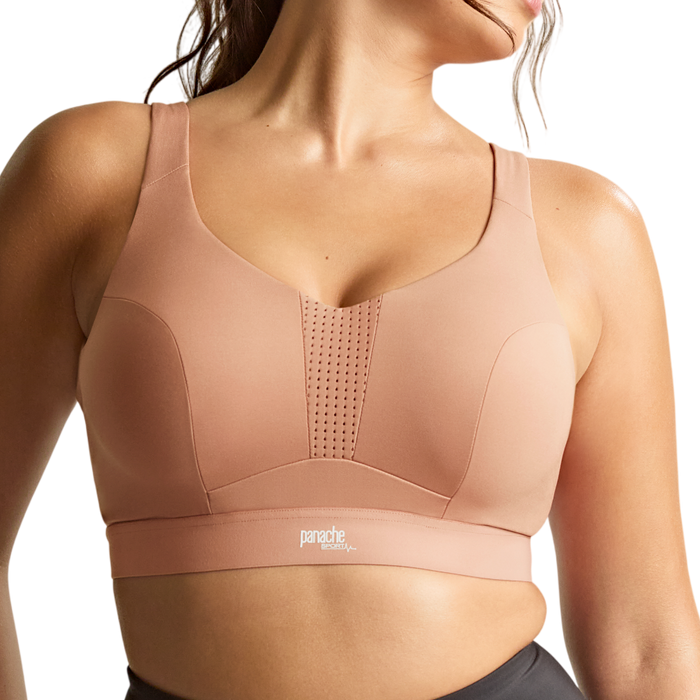 Panache Sport Endurance Wired Non Padded Sports Bra Dusty Rose