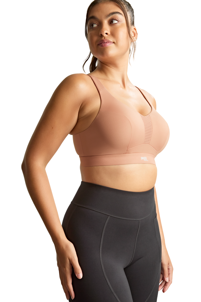 Panache Sport Endurance Wired Non Padded Sports Bra Dusty Rose
