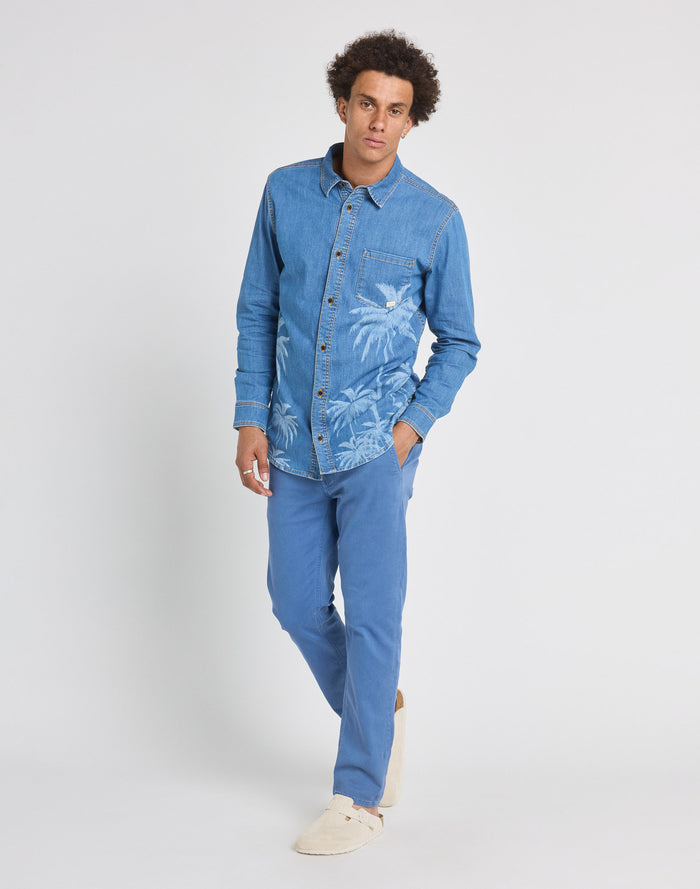 dening chino aqua PULLIN