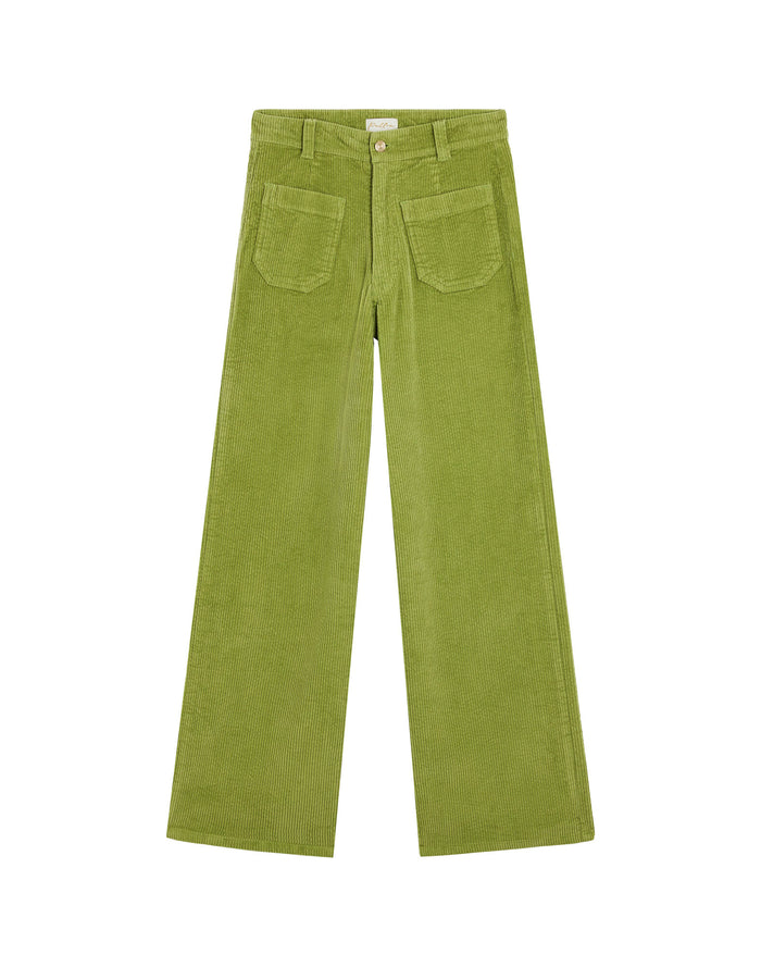 PANTALON JANE VELOURS CORDGREENY