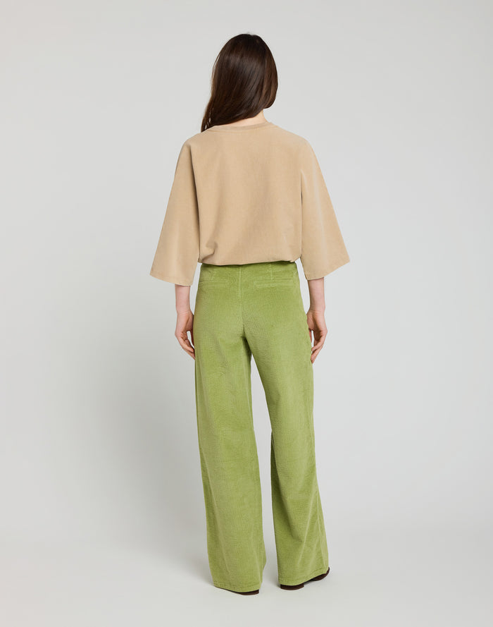 PANTALON JANE VELOURS CORDGREENY