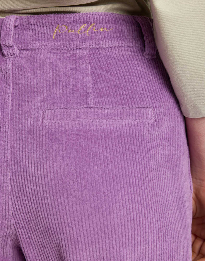 PANTALON JANE VELOURS CORDPURPLE