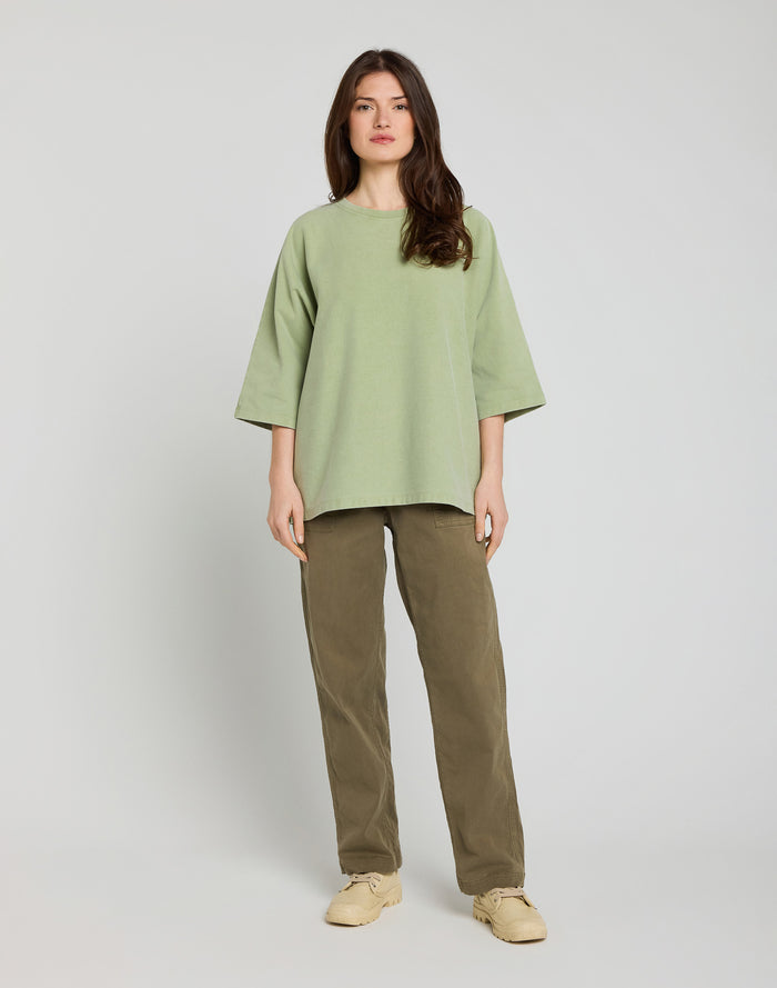 PANTALON LOOSE OLIVE