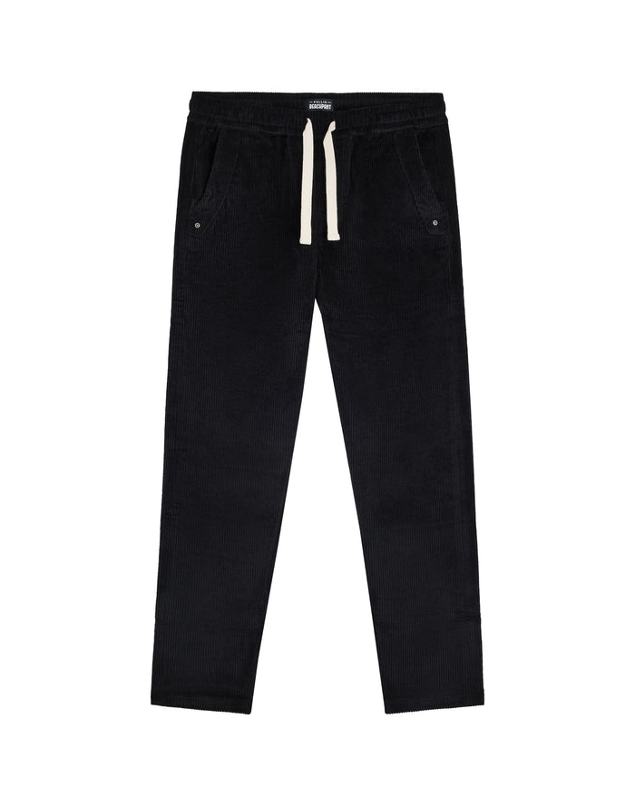 PANTALON LOOSE VELOURS BLACK