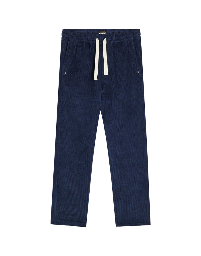 PANTALON LOOSE VELOURS ROYDEEPBLUE