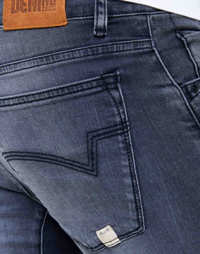 pantalon straight ciment PULLIN en coton