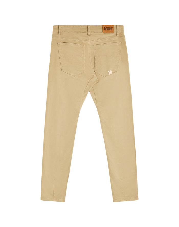 pantalon straight cream PULLIN en coton