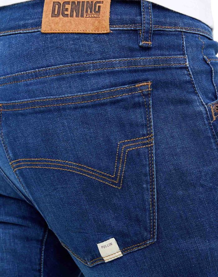 pantalon straight west PULLIN en coton