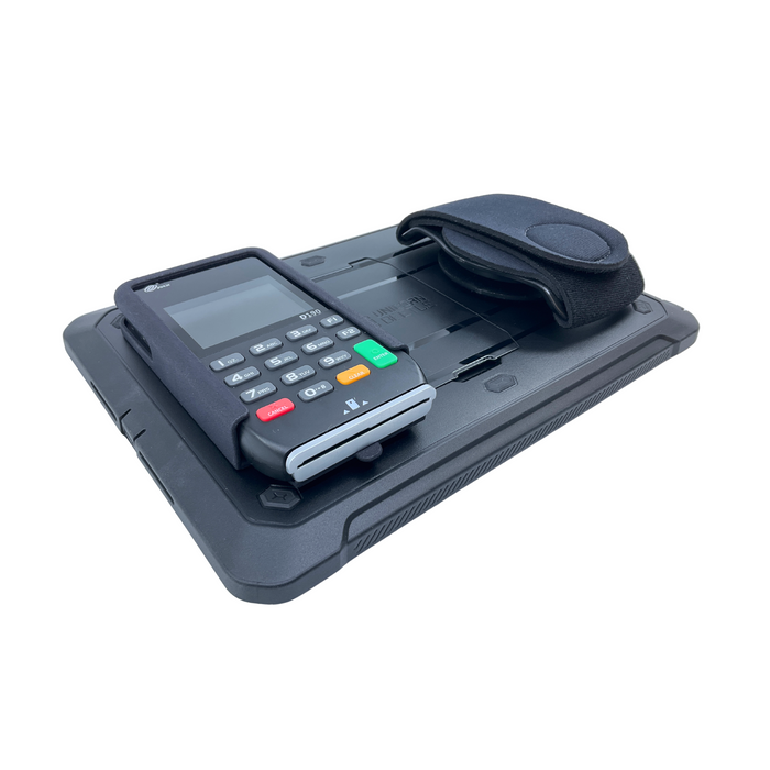 PAX D190 mobile sled holder on tablet
