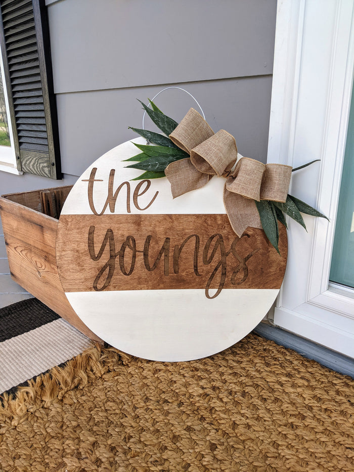Personalized Door Hanger