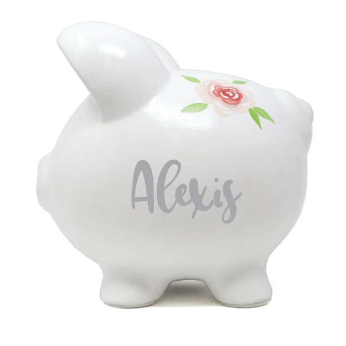 Personalized Gypsy Rose Piggy Bank
