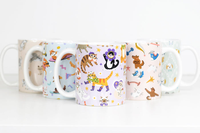 Pet Lover Full Wrap Set Mugs