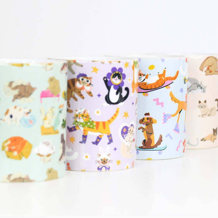 Pet Lover Full Wrap Set Mugs