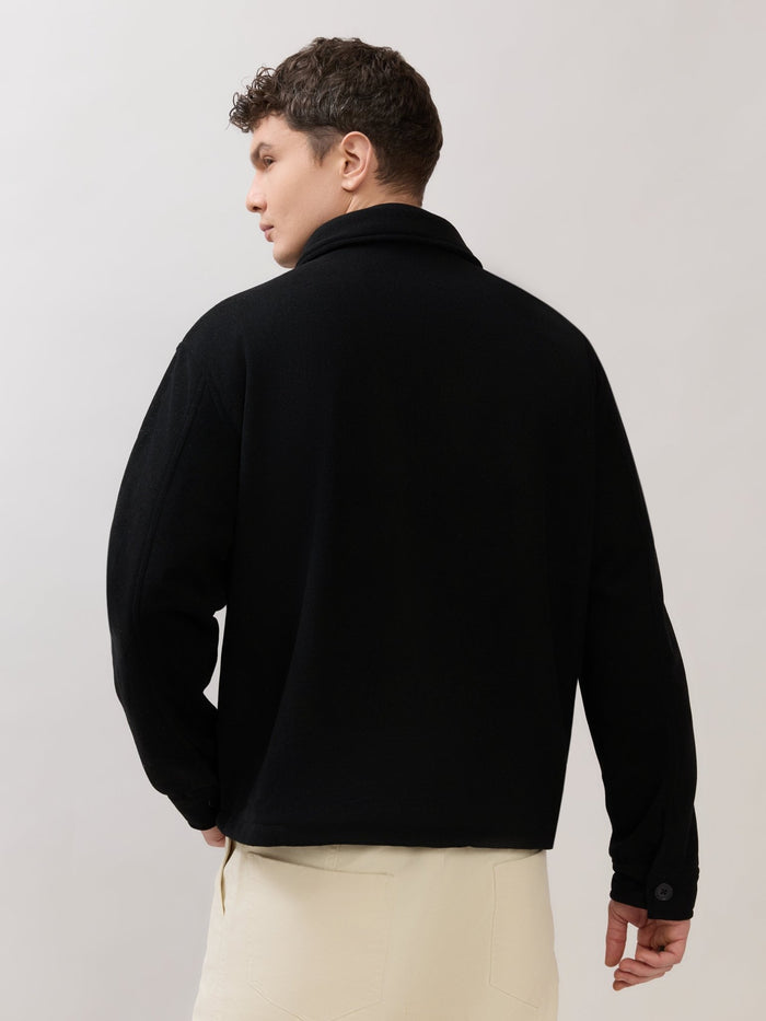Petal - Relaxed Zip Jacket - Black
