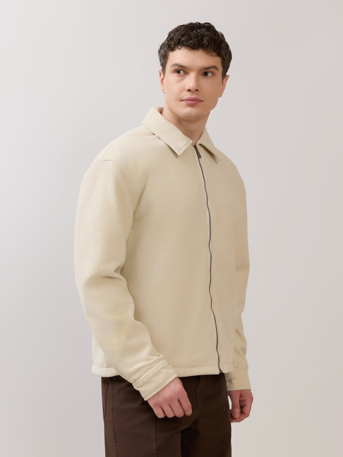 Petal - Relaxed Zip Jacket - Cream