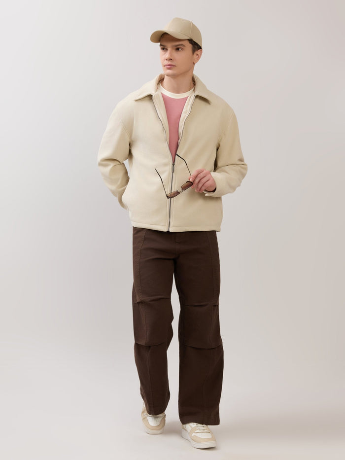 Petal - Relaxed Zip Jacket - Cream