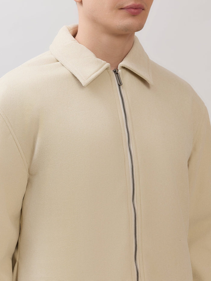 Petal - Relaxed Zip Jacket - Cream