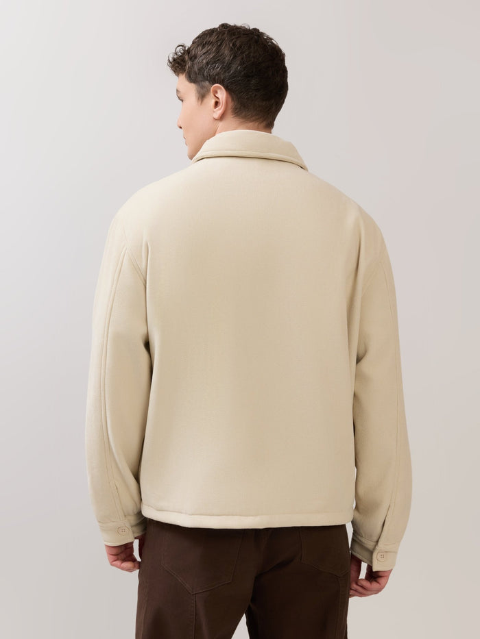 Petal - Relaxed Zip Jacket - Cream
