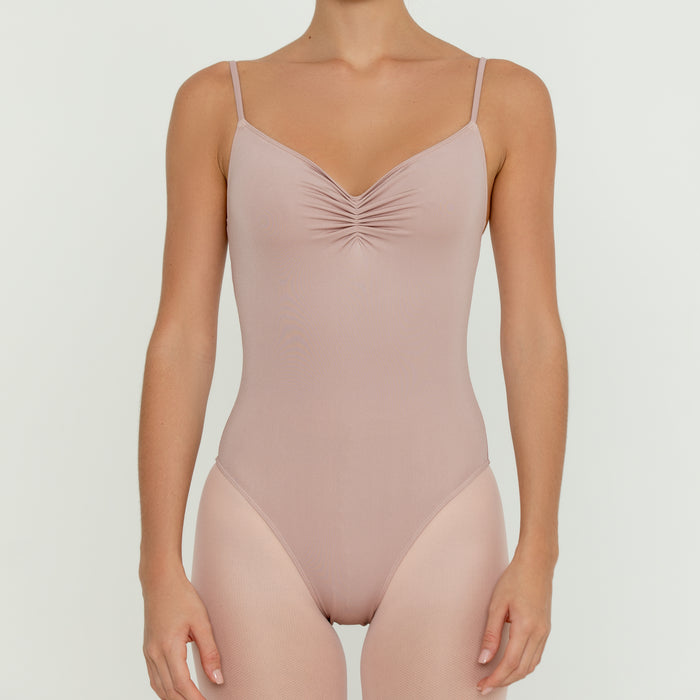 Pinch Leotard ANTIQUE ROSE