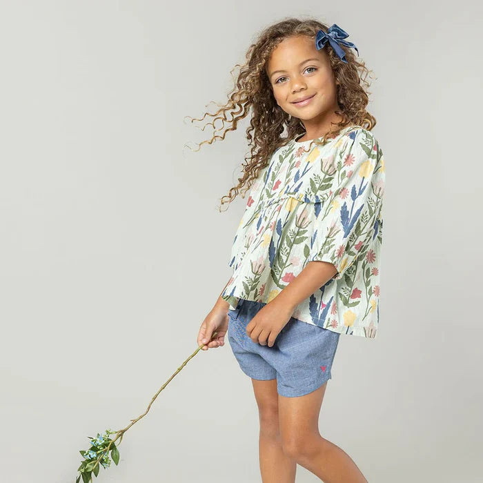 Pink Chicken | Girls Rowan Top